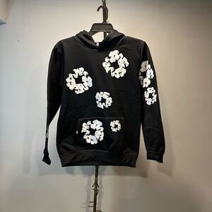 NWOT Unisex Black and White Graphic Sweatshirt.
